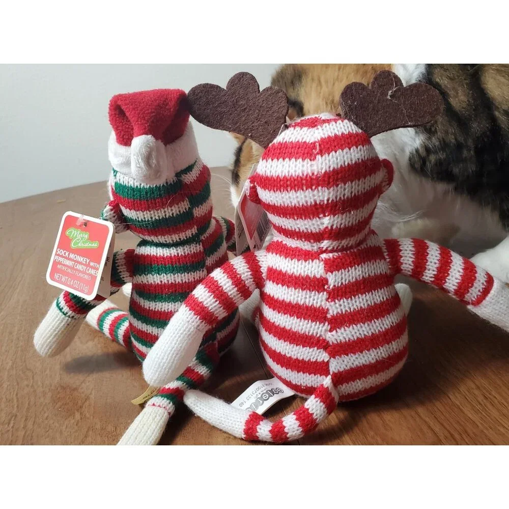 Galerie Sock Monkey Reindeer Christmas Vintage‎